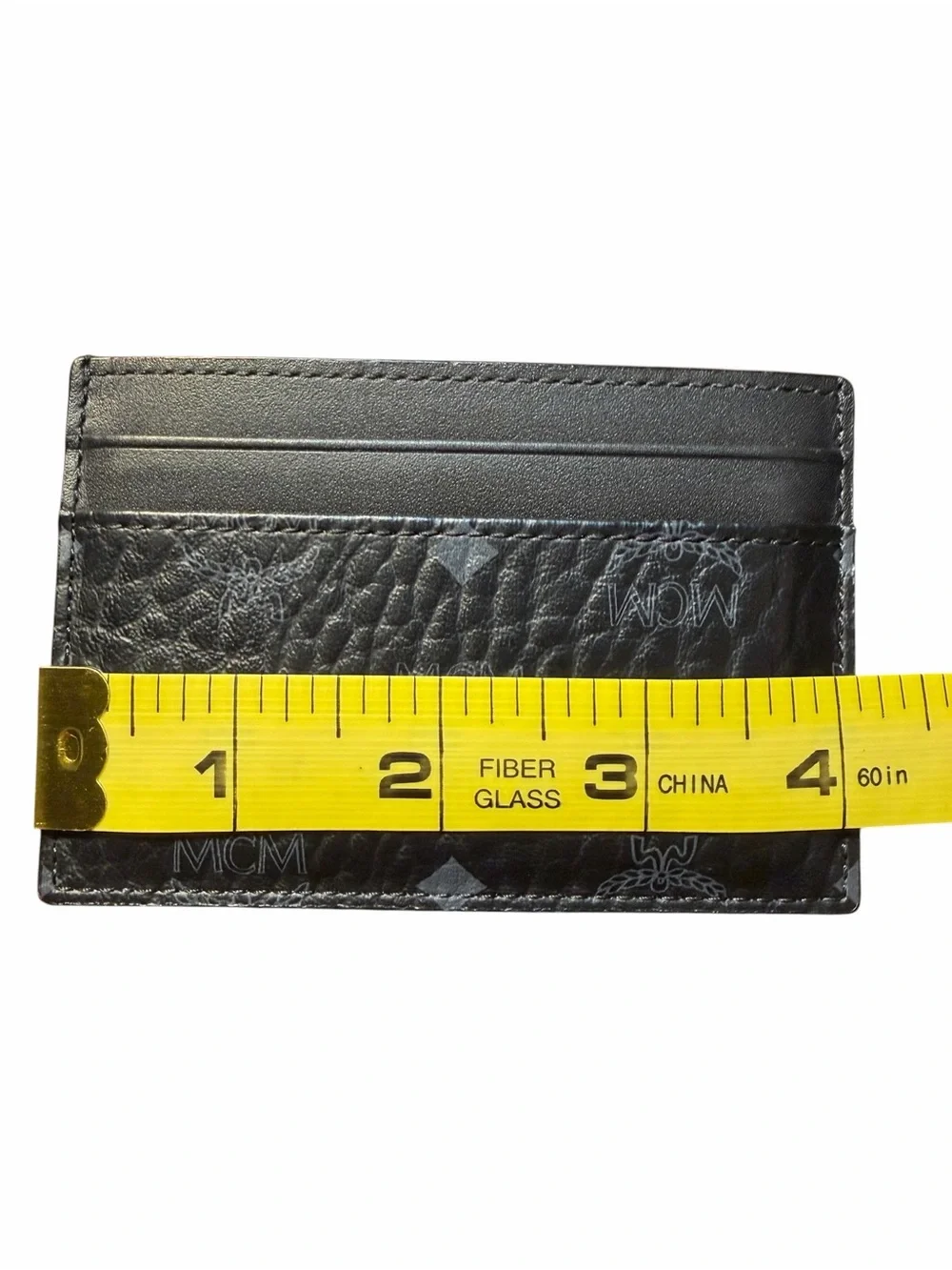 MCM black leather